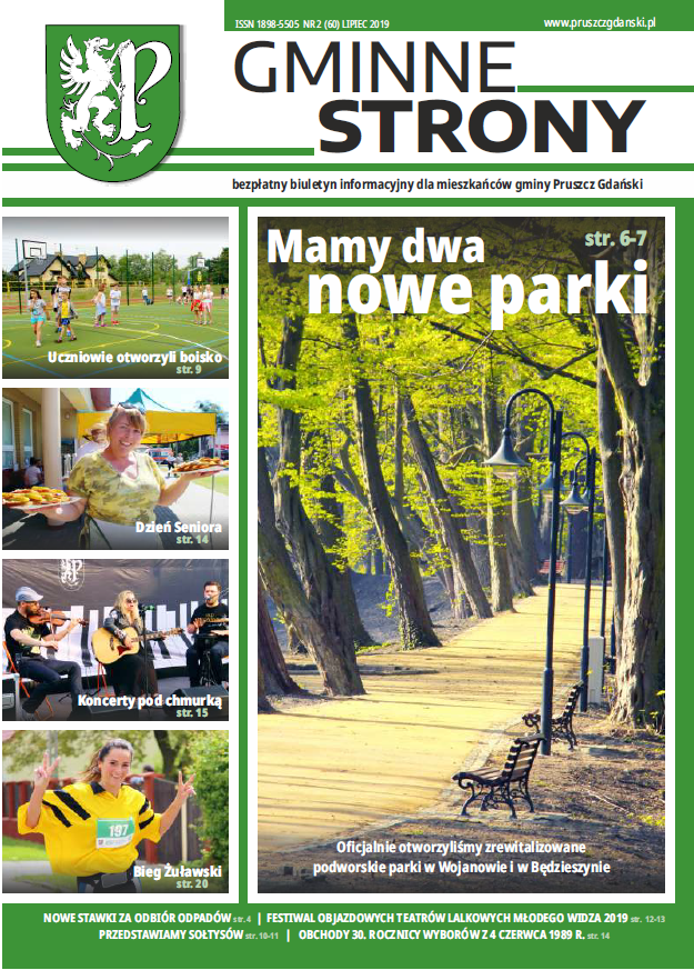 okładka gazety Gminne Strony nr 2/2019